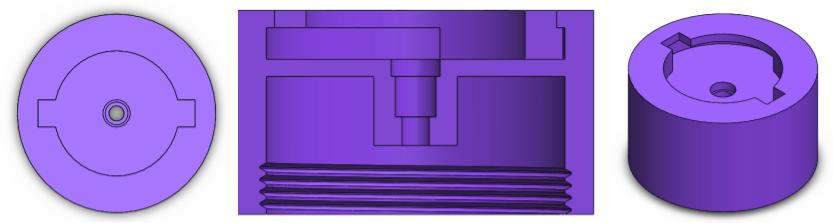 Detaching Mechanism - Hilt Connector CAD