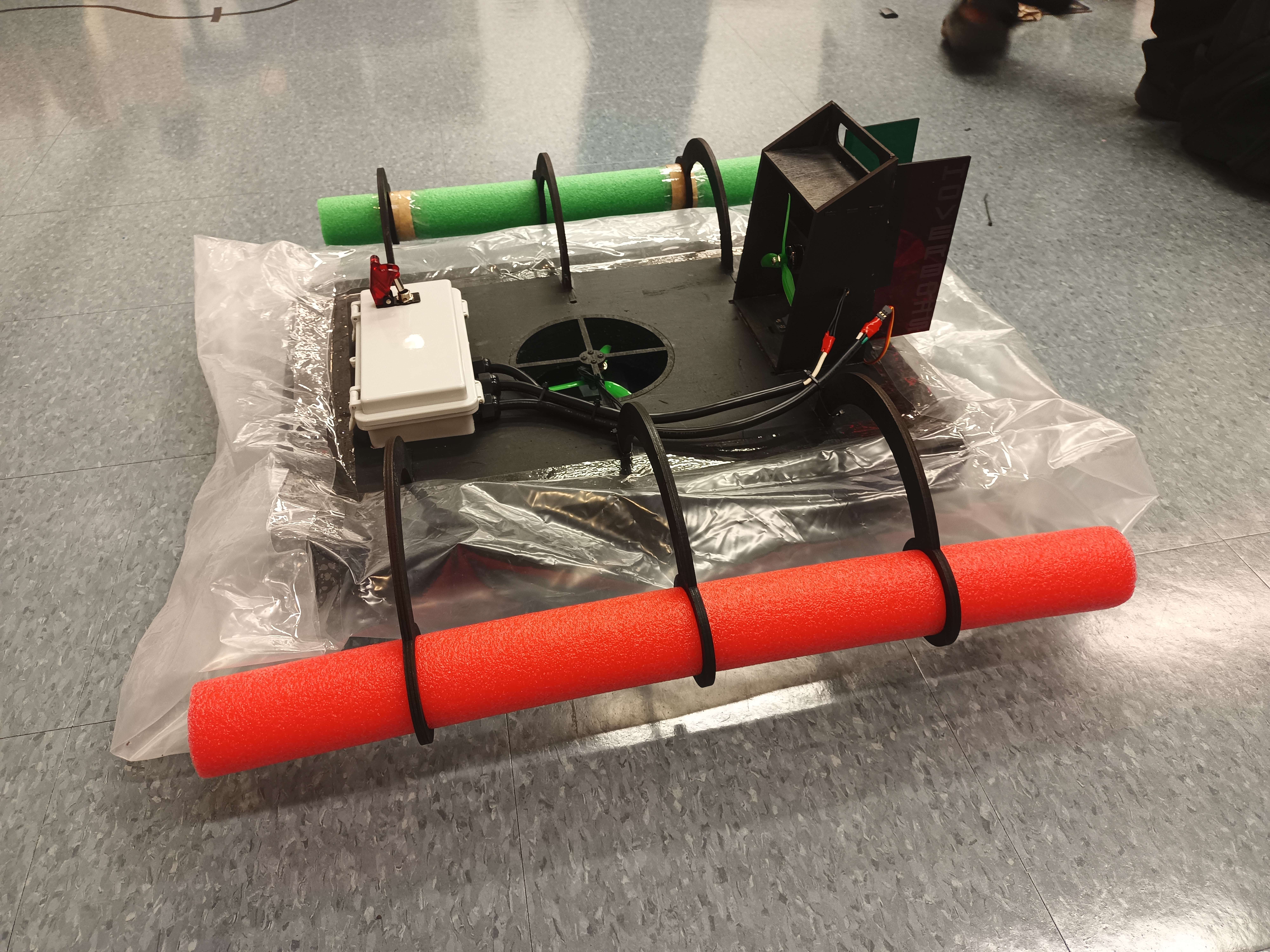 Photo of finished hovercraft