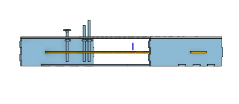 Keyboard side view CAD