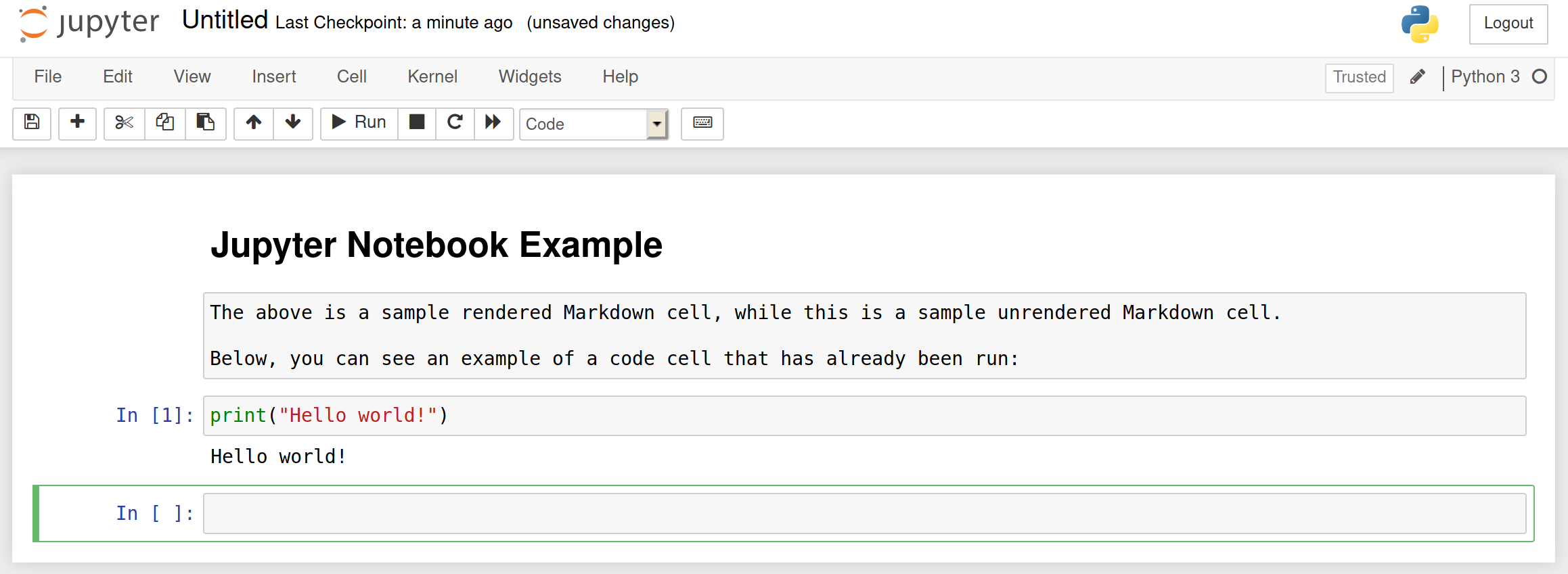 Jupyter Notebook Example